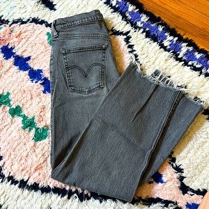 Levi’s Ribcage Straight leg denim